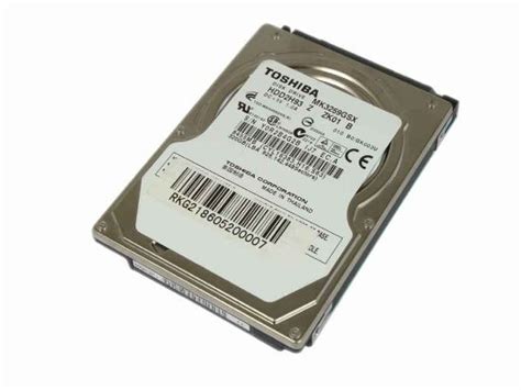 Gb Sata Hard Disk Rpm M Mk Gsx Toshiba Mk Gsx