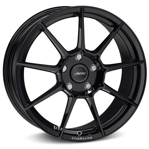 Autec Club Racing 17x7 5 Black Alufelge Hr