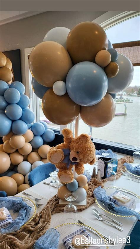 Bears Baby Shower Party Ideas Photo 3 Of 4 Baby Shower Centerpieces