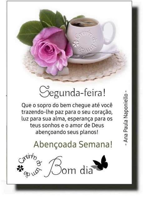 Pin De Rosangela Semprebom Em Bom Dia Segunda Feira Mensagem