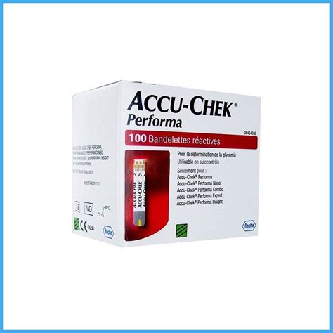 Accu Chek Performa Blood Glucose Test Strips 100 Strips