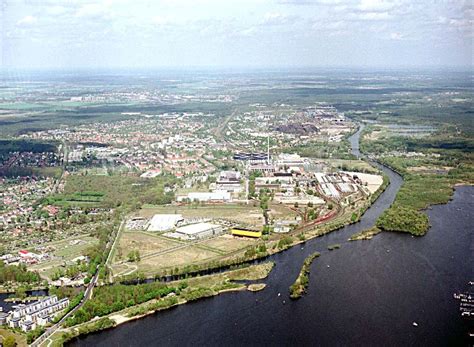 Luftaufnahme Hennigsdorf Brandenburg Blick von Süd nach Nord auf