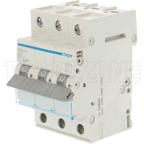 Msn Hager Miniature Circuit Breaker Mcb C Curve Pole Ka