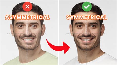 Asymmetrical Face Male