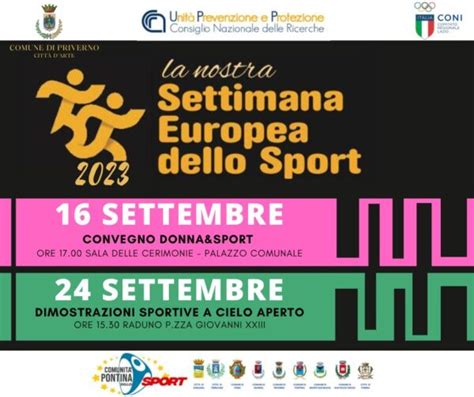 Settimana Europea Dello Sport 2023 A Priverno VisitLazio