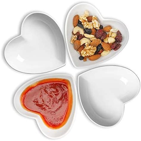 Amazon Keponbee Pcs Dessert Bowl Heart Shaped Bowl Condiment