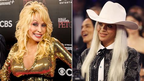 Dolly Parton congratulates Beyonce for 'Texas Hold 'Em' country chart ...