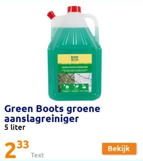 Green Boots Groene Aanslagreiniger Promotie Bij Action