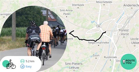 Brico Anderlecht Recreatieve Fietsroute RouteYou