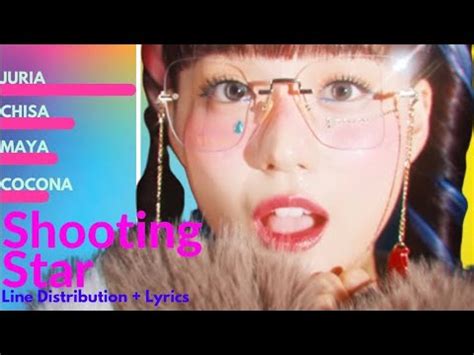 XG Shooting Star Line Distribution Color Coded Lyrics PATREON