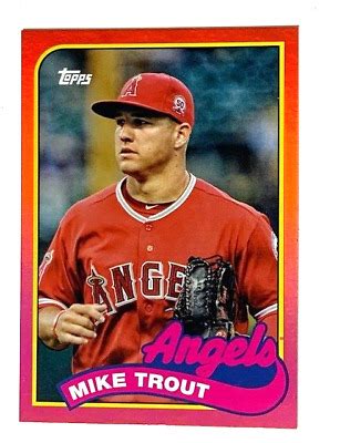 Shohei Ohtani Mike Trout Topps Archives Dh Sp Red