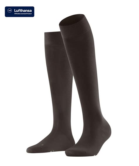 Vitalizer Women Knee High Socks Brown Falke