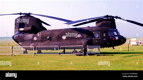 United States Army Boeing Vertol CH 47 Chinook At Middle Wallop Stock