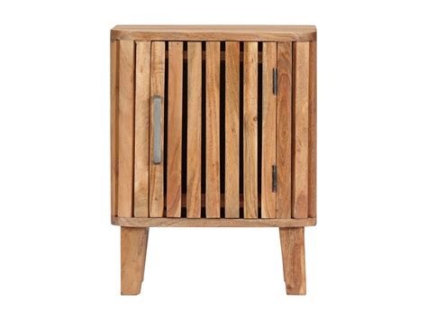 Table De Chevet X X Cm Bois D Acacia Massif