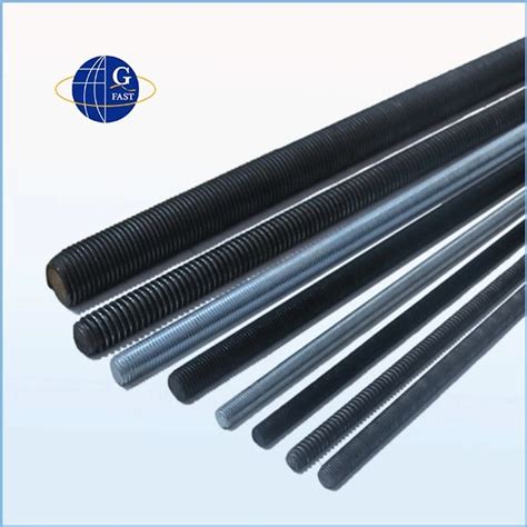 Zinc Plated Threaded Rod Aisi Astm Gb Standard Threaded Rod Galvnized