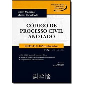 C Digo De Processo Civil Anotado Cesp Fcc Esaf Entre Outras S Rie