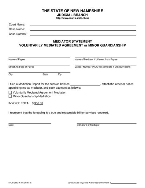 Personal Data Sheet New Hampshire Judicial Branch Form Fill Out And