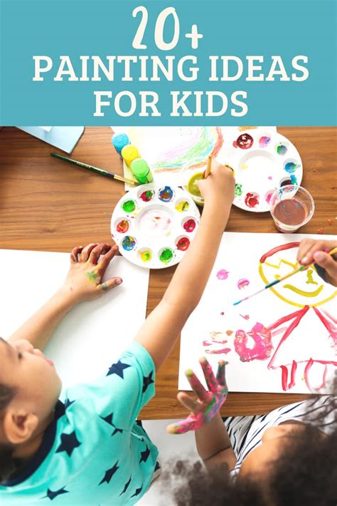 over 20 of the BEST Painting Crafts for kids