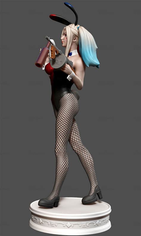 Bunny Harley Quinn 3d Printing Model Stl