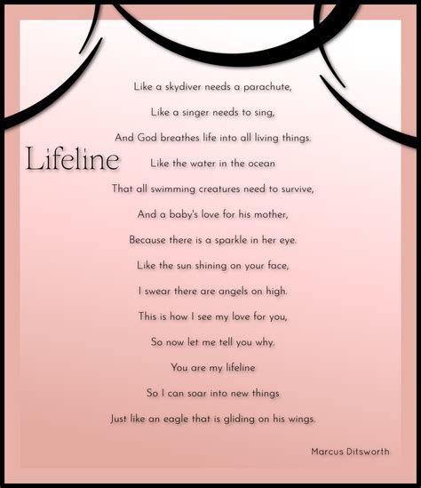 Lifeline-Marcus Ditsworth | Love Poems