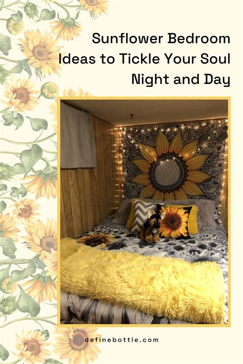 Sunflower Bedroom Ideas For A Vibrant And Joyful Space