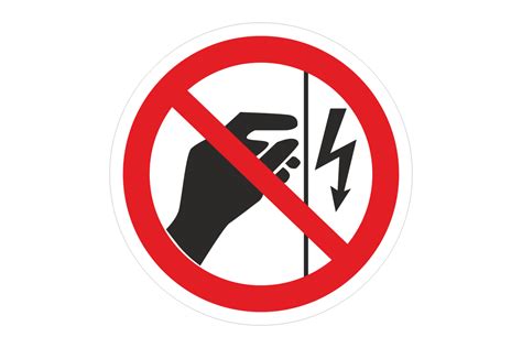 Знак - Р09 Запрещается прикасаться. Корпус под напряжением купить от ...