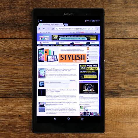 Sony Xperia Z3 Tablet Compact LTE: An 8-inch tablet better than the