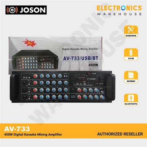 Joson Av Usb Bt W Digital Karaoke Mixing Amplifier Lazada Ph