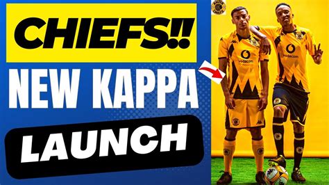 Video Watch Kaizer Chiefs Unveiling Their New Kappa Kit Jersey Youtube