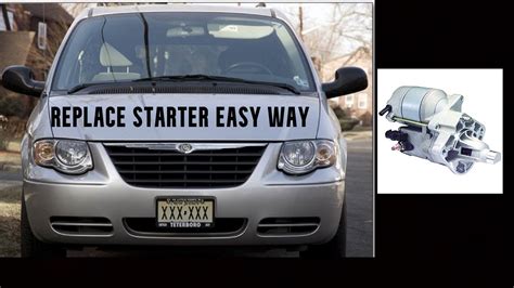 Replace Starter Chrysler Town Country Dodge Caravan Youtube