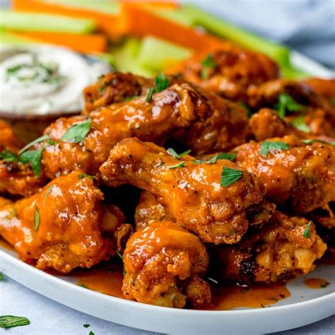 Crispy Baked Buffalo Wings Nicky S Kitchen Sanctuary