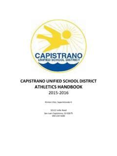 CAPISTRANO UNIFIED SCHOOL DISTRICT ... - … / capistrano-unified-school-district.pdf / PDF4PRO