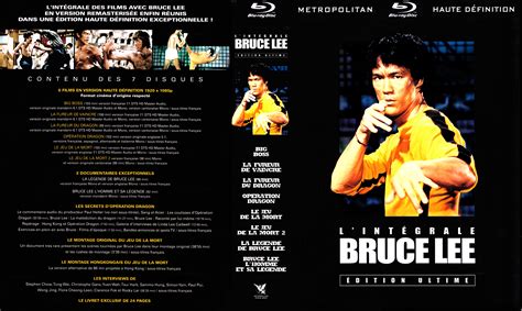 Jaquette DVD de Bruce Lee COFFRET BLU RAY Cinéma Passion