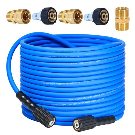 Toolcy Ft High Pressure Washer Hose Psi Kink Resistant M