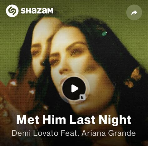 Shazam Met Him Last Night Demi Lovato Feat Ariana Grande