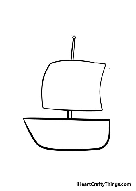 Boat Drawing - How To Draw A Boat Step By Step