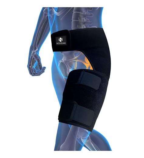 NOSIDAK Hip Brace - Sciatica Pain Relief & Thigh Compression Sleeve for