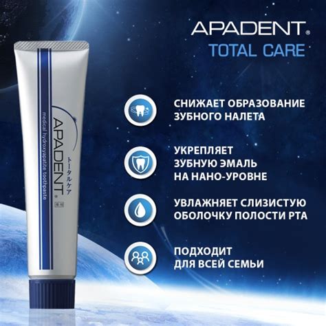 Зубная паста APADENT Total Care 120 г 111120 — купить в интернет ...