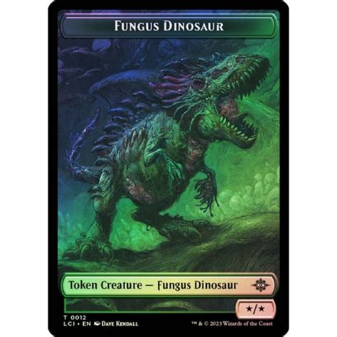 Fungus Dinosaur Vampire Demon Double Sided Token Foil LCI