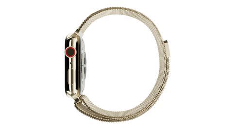 Apple Watch Series Gold Stainless Steel Milanese Loop D Model