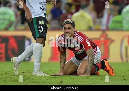 PEDRO Del Flamengo Durante La Partita Tra Flamengo E Fluminense Come