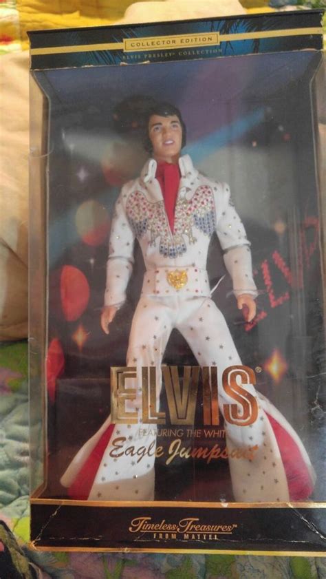 Mattels Elvis Presley White Eagle Jumpsuit Doll Timeless Treasures Timeless Treasures Elvis