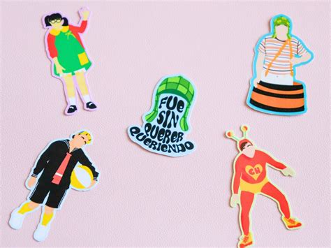 El Chavo Del Ocho Friends Sticker Pack Mexican Latina Sticker Etsy