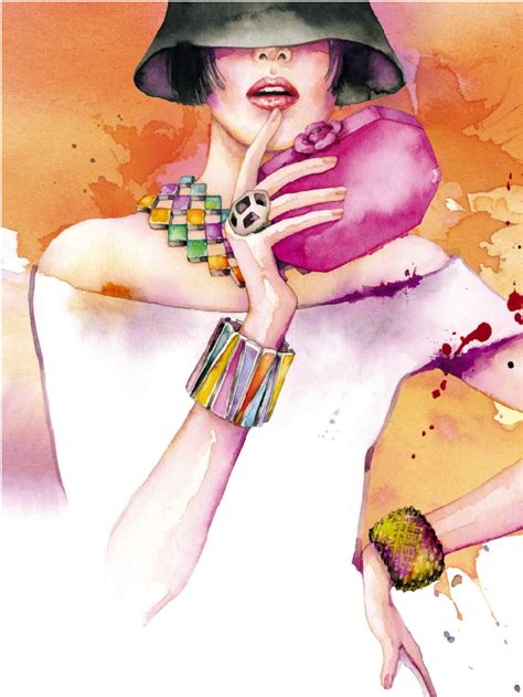 fashion concepts  watercolor  peter ding  coroflotcom