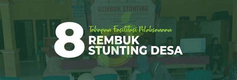 8 Tahapan Rembuk Stunting Desa Cipta Desa