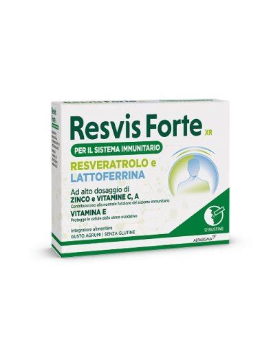 RESVIS FORTE XR BIOFUTURA INTEGRATORE RESVERATROLO 12 BUSTINE