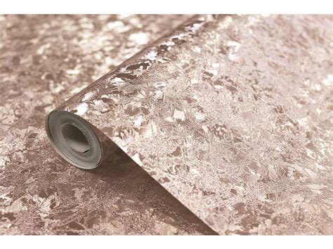 Arthouse Vintage Foil Wallpaper Velvet Crush Rose Gold 294300