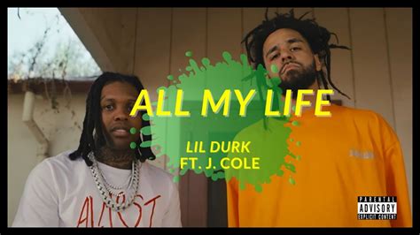 Lil Durk All My Life Ft J Cole Youtube