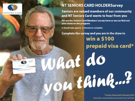 Seniors Card Members Survey 2022 Now Open Nt Seniors Card