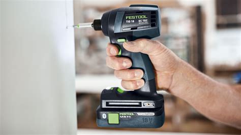 Купить Комплект импульсный шуруповерт и дрель-шуруповерт Festool TID 18 ...
